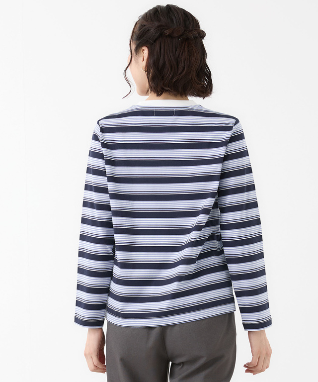 天竺 ボーダー Tシャツ