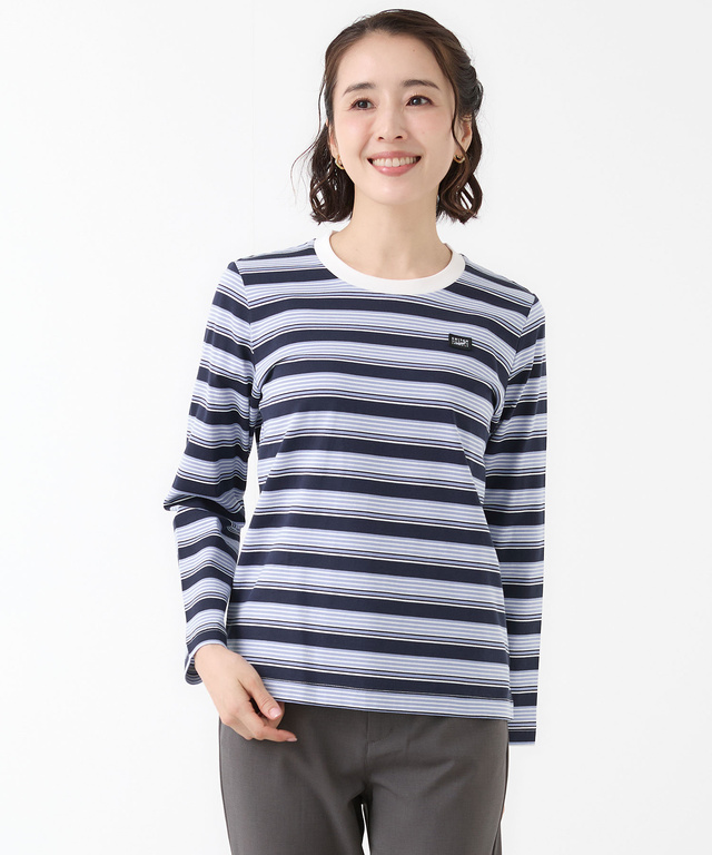 天竺 ボーダー Tシャツ