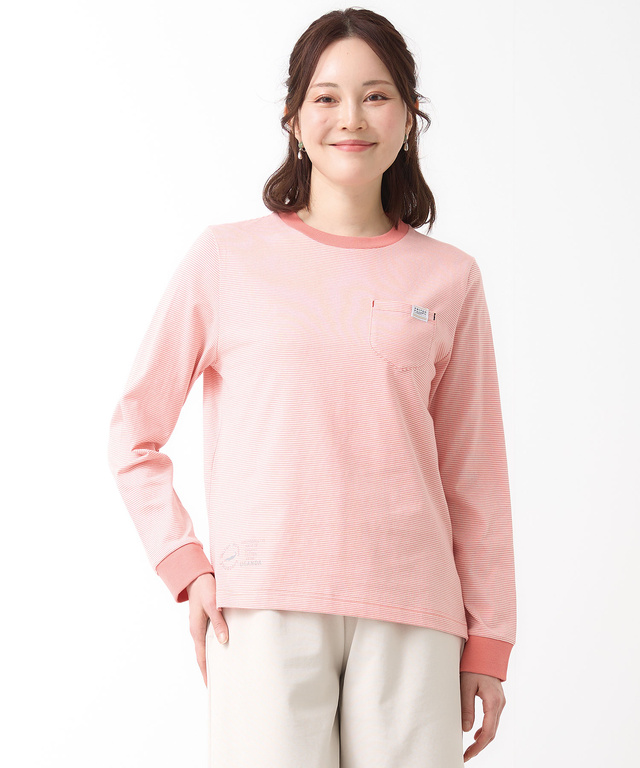 天竺 ポケット カットソー【ウガンダ オーガニック コットン】