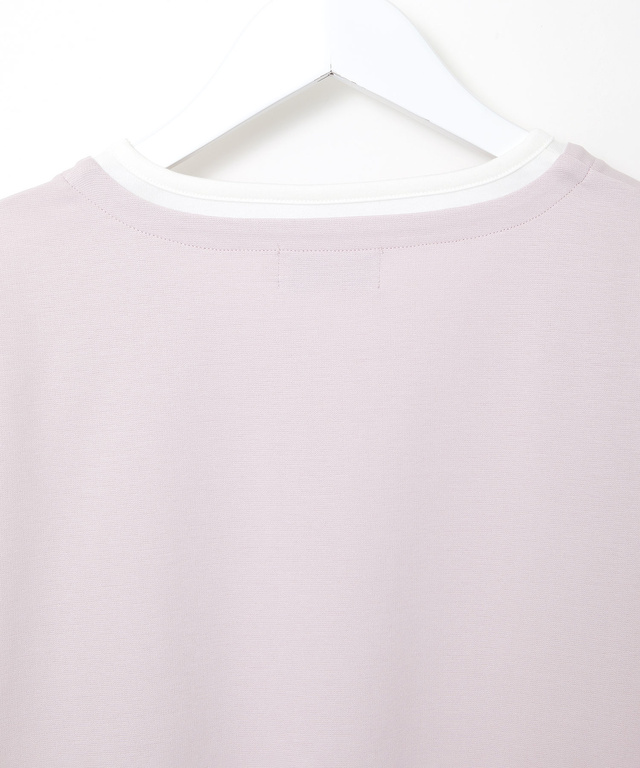 ストレッチポンチ レイヤード風 カットソー