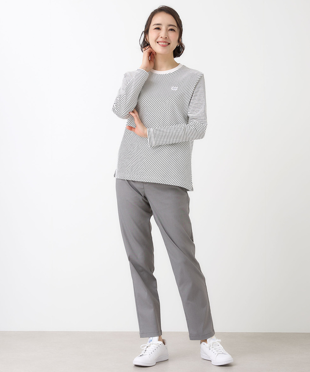 天竺 バイヤスボーダー 長袖Tシャツ