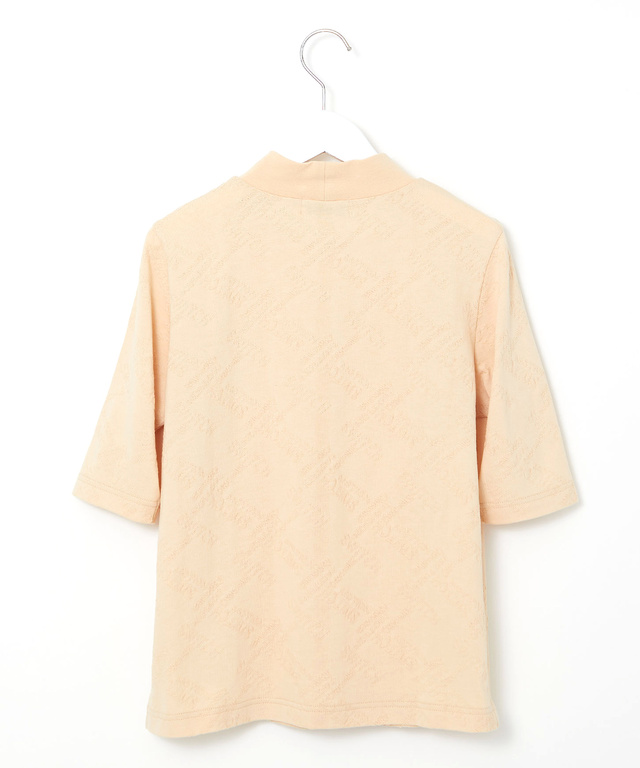 バイヤス ロゴ ジャカード カットソー