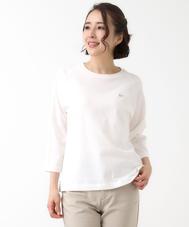 プレーティング天竺 テープライン Tシャツ【吸汗速乾】