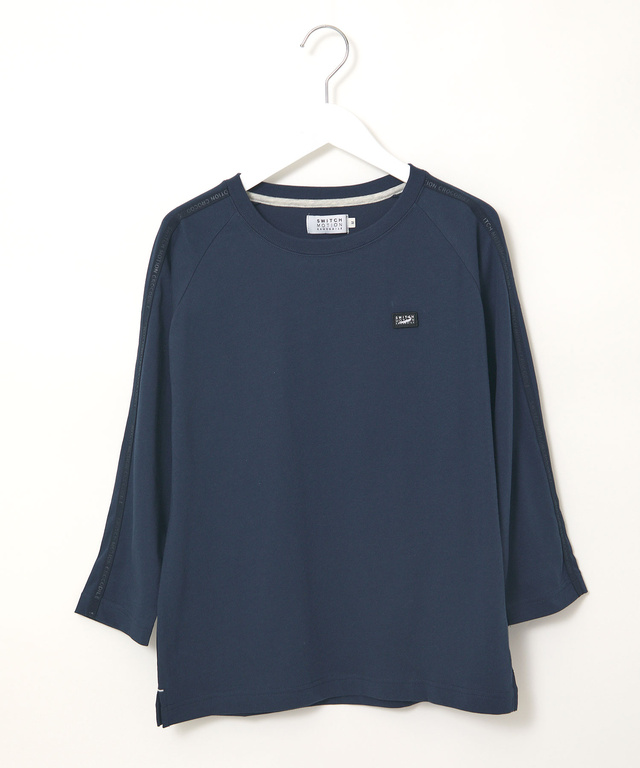 プレーティング天竺 テープライン Tシャツ【吸汗速乾】