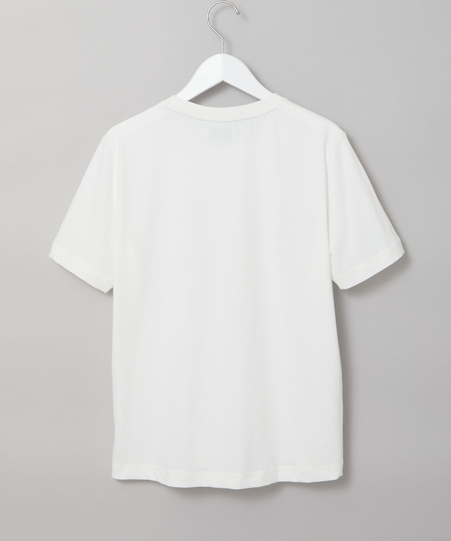 プレーティング天竺 ロゴプリント Tシャツ