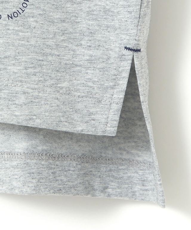 プレーティング天竺 ドルマンスリーブ Tシャツ【接触冷感】