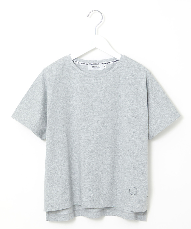 プレーティング天竺 ドルマンスリーブ Tシャツ【接触冷感】