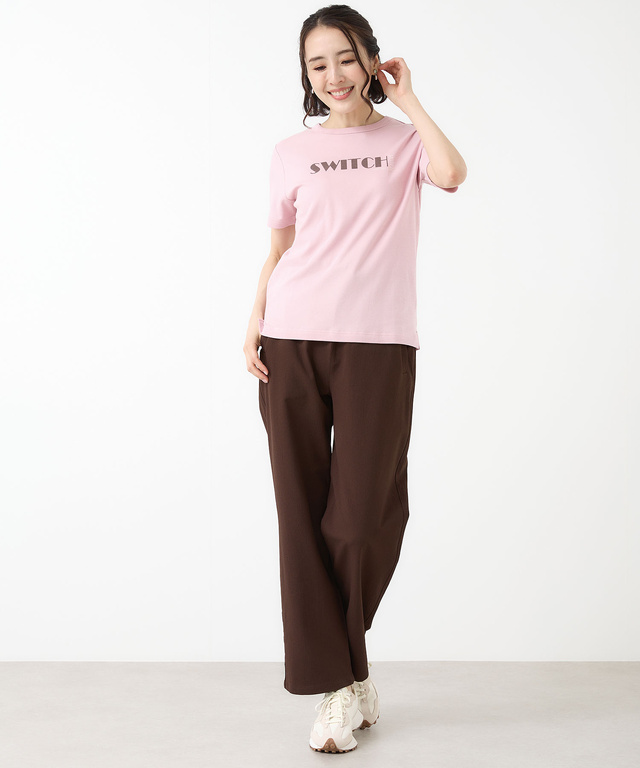 スムース ロゴプリント Tシャツ
