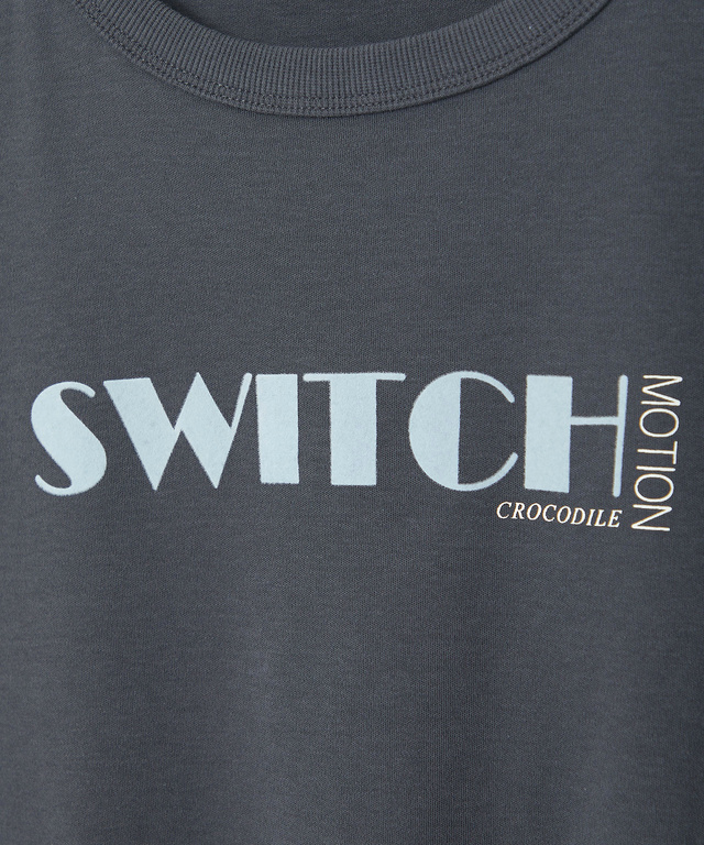 スムース ロゴプリント Tシャツ