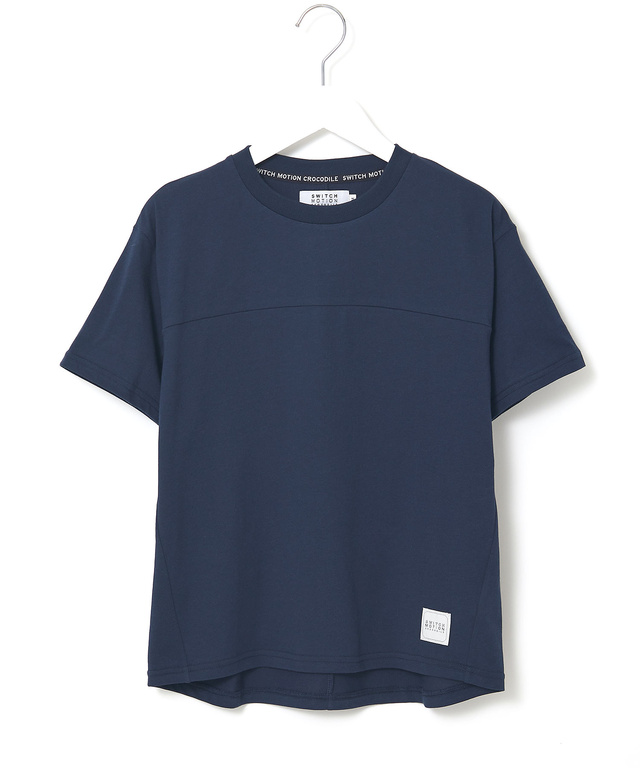 プレーティング天竺 切り替えデザイン Tシャツ【吸汗速乾】