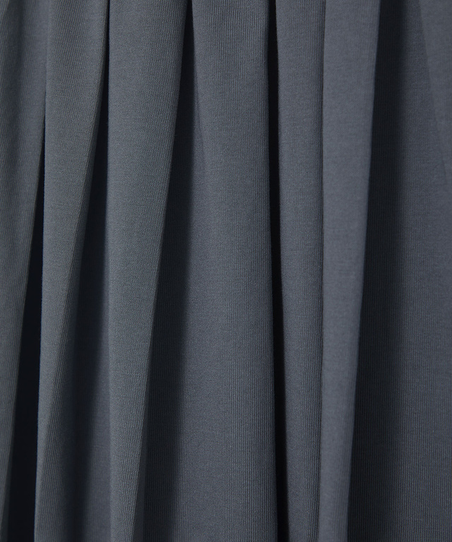 プレーティング天竺 プリーツ スカート【接触冷感】