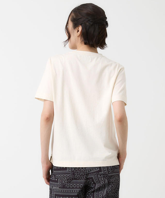 シャドーボーダー バンダナ刺繍 Tシャツ