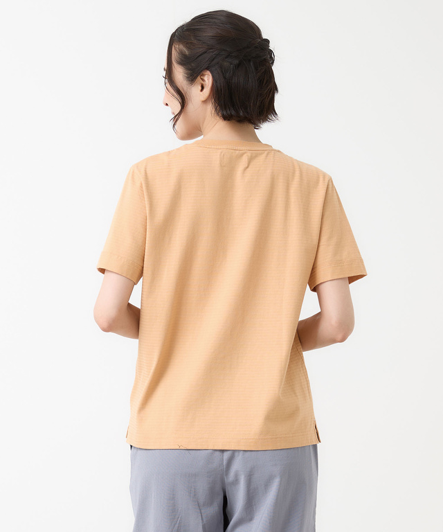シャドーボーダー バンダナ刺繍 Tシャツ