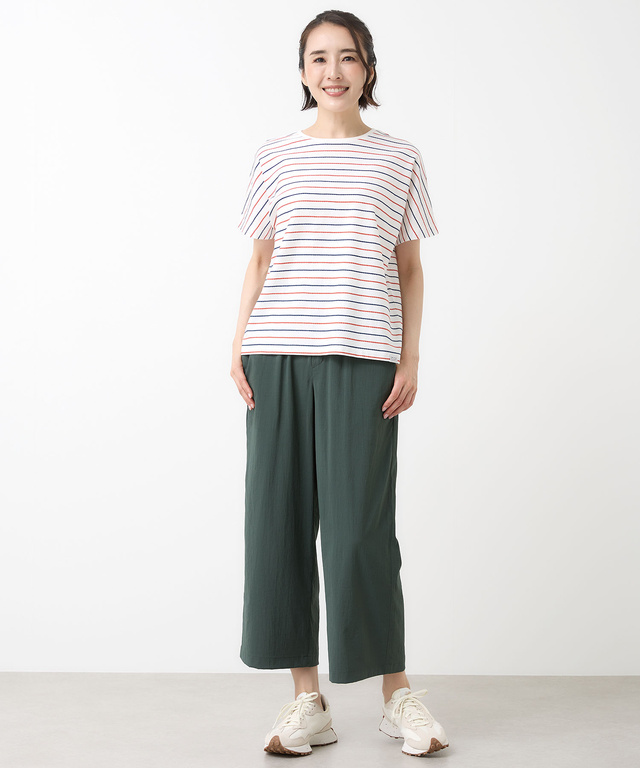 ロープ ジャカード ボーダー Tシャツ
