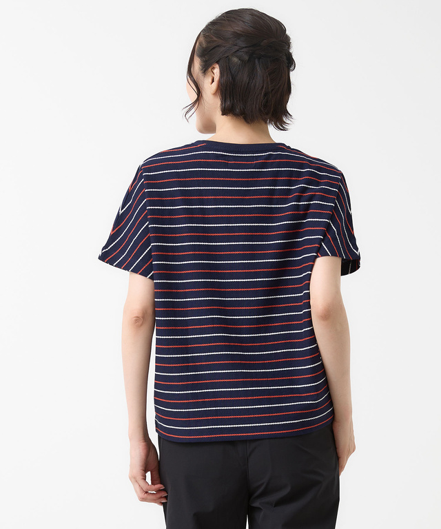 ロープ ジャカード ボーダー Tシャツ