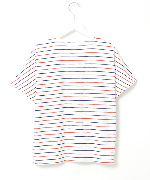 ロープ ジャカード ボーダー Tシャツ