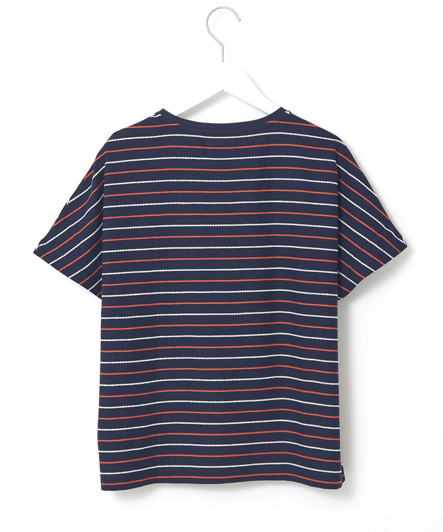 ロープ ジャカード ボーダー Tシャツ