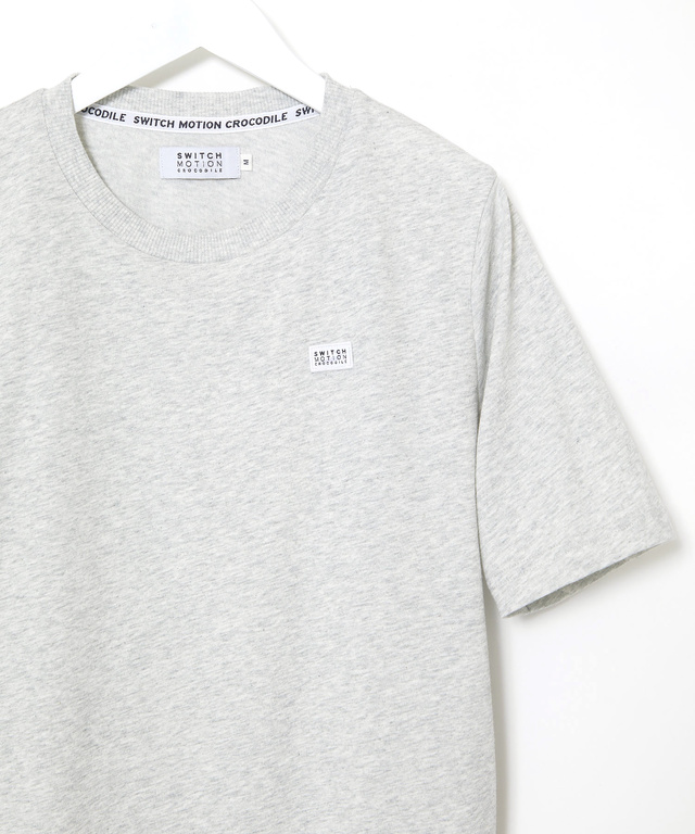 プレーティング天竺 配色テープ 半袖 Tシャツ
