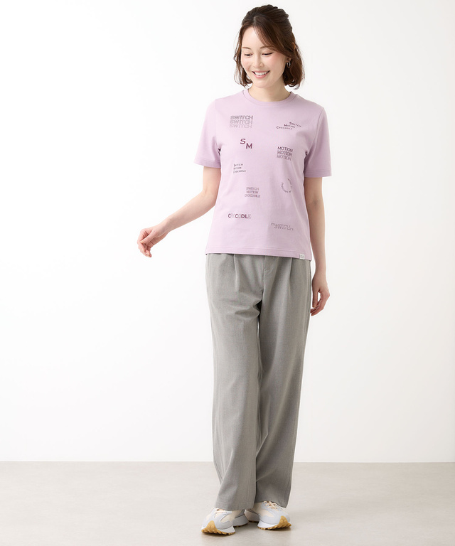 ロゴモチーフ プリント Tシャツ
