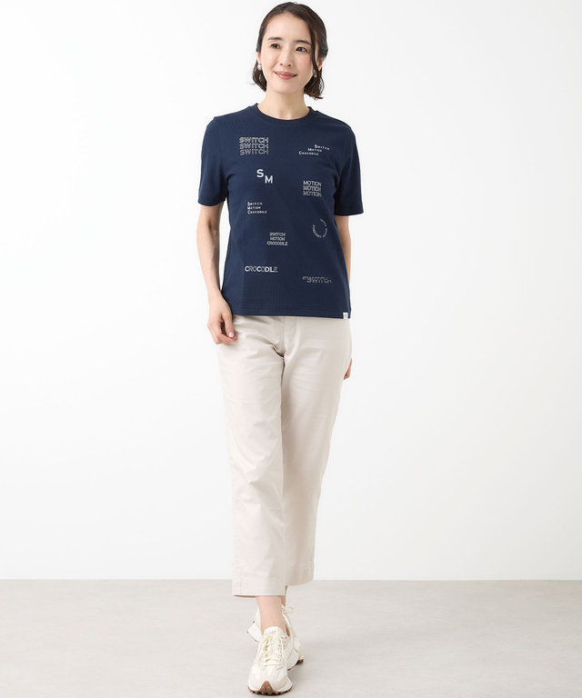 ロゴモチーフ プリント Tシャツ