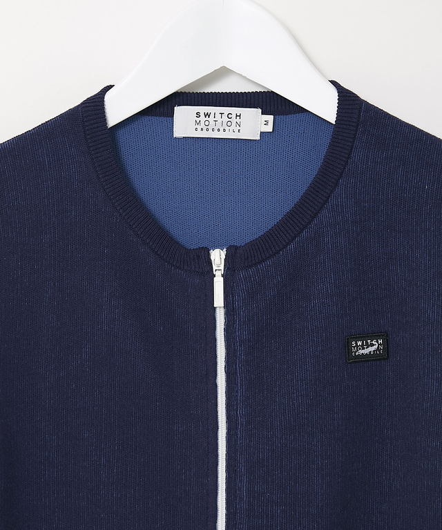 ジップアップ ニット ベスト