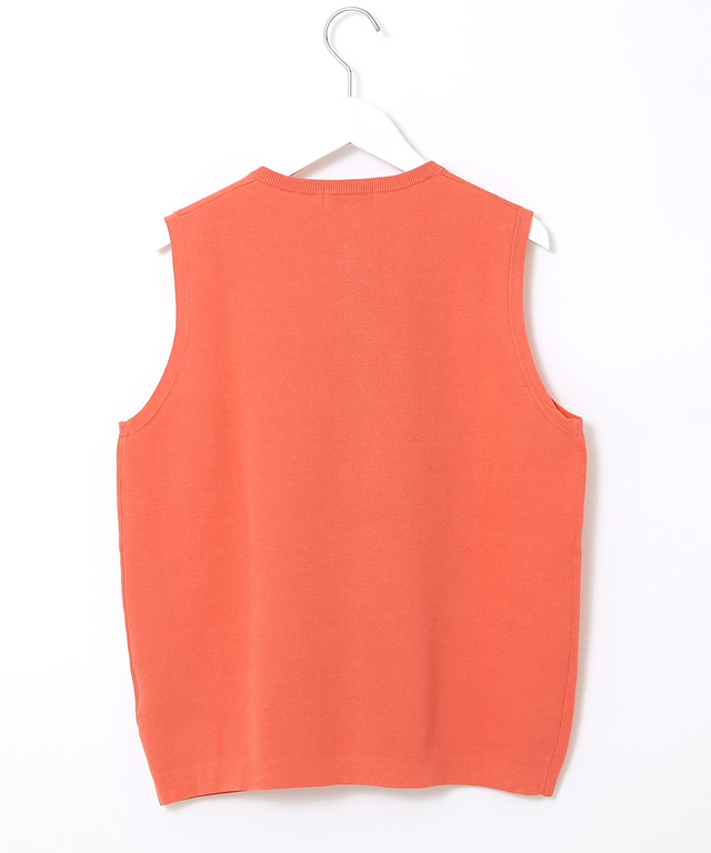 ジップアップ ニット ベスト