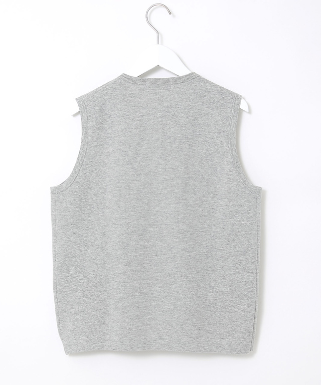 ジップアップ ニット ベスト