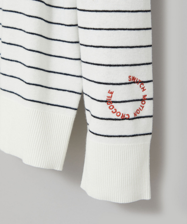 タートルネック 配色 ニット【手洗いOK】