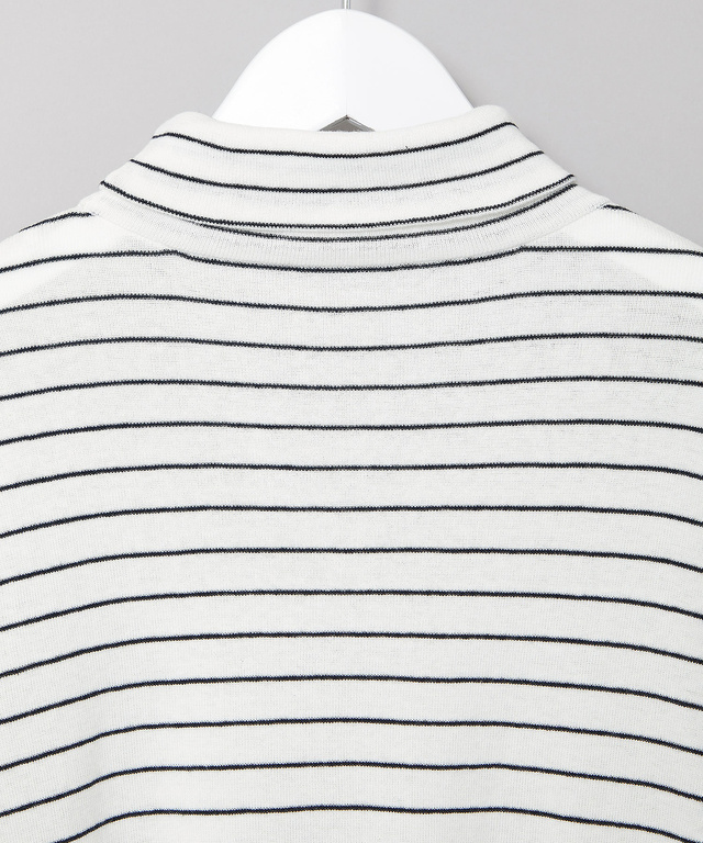 タートルネック 配色 ニット【手洗いOK】