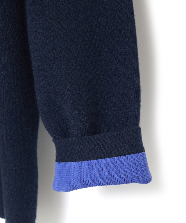 クルーネック ニット カーディガン