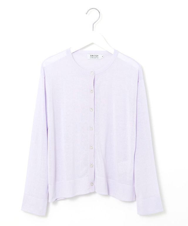 クルーネック カーディガン【手洗いOK】