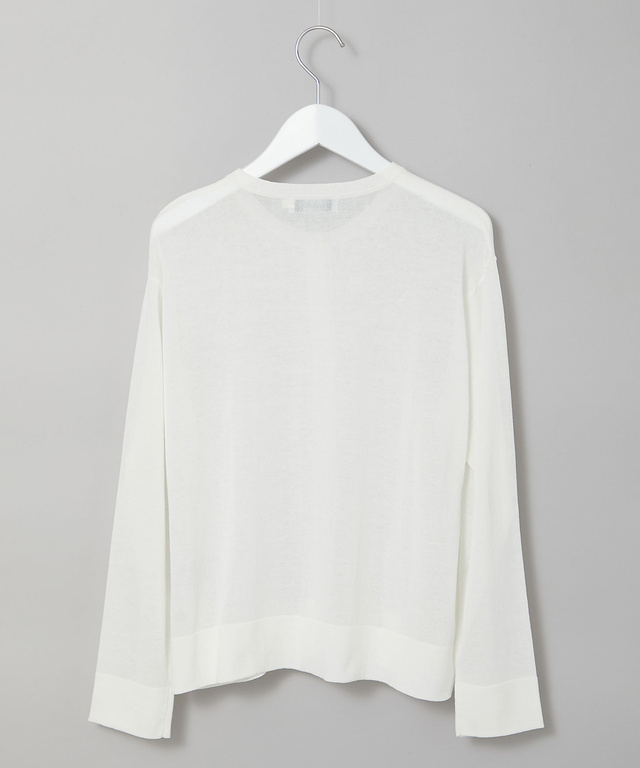 クルーネック カーディガン【手洗いOK】