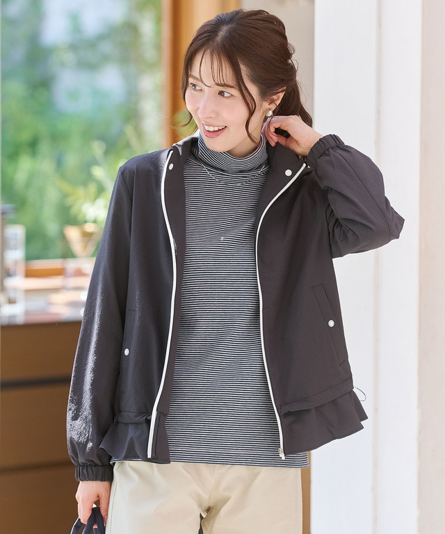 サッカー 切り替えデザイン ブルゾン