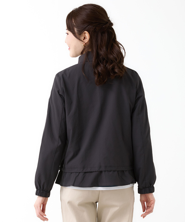 サッカー 切り替えデザイン ブルゾン