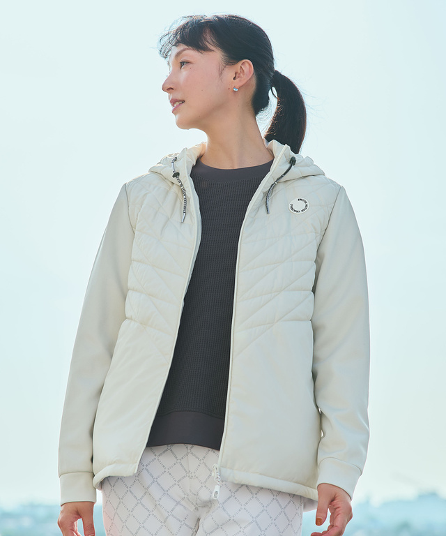 キルト スピンドル パーカー