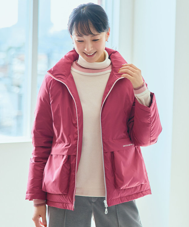 ショートダウンブルゾン【撥水加工】