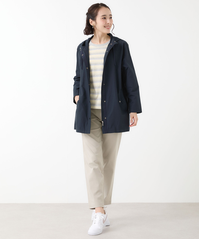 ミドル丈 フーデッドアウター