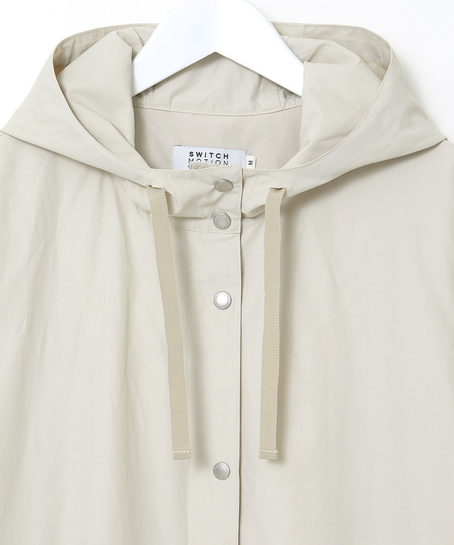 ミドル丈 フーデッドアウター