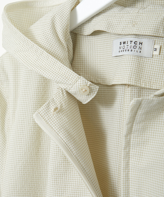 サッカー ギンガム フーデッドジャケット【手洗いOK】