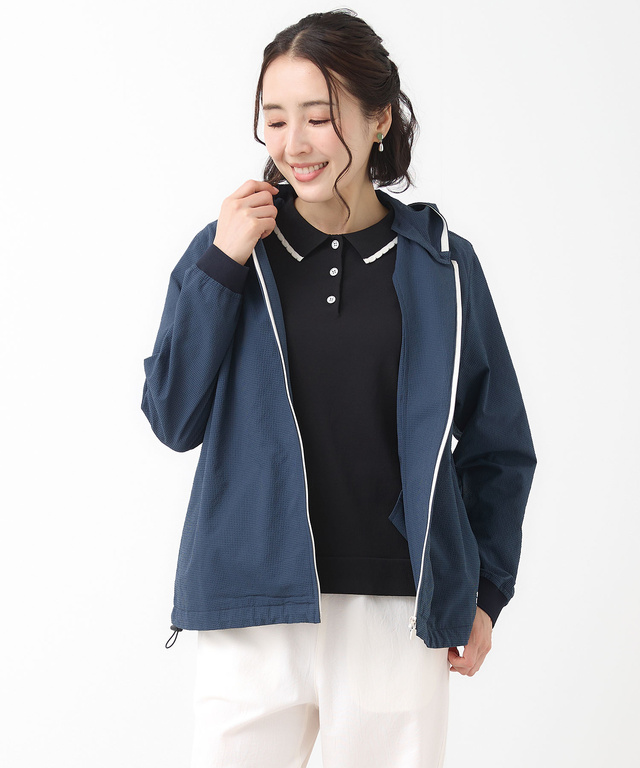 サッカー ギンガム フーデッドジャケット【手洗いOK】