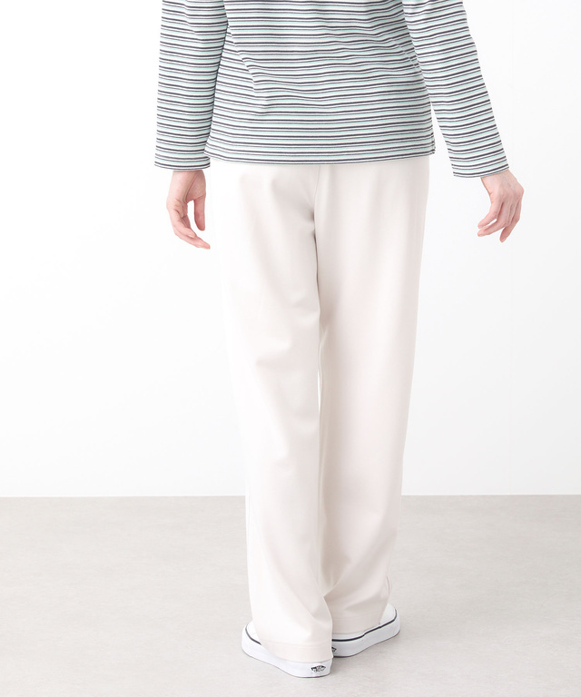 ポンチ カーブ シルエット パンツ