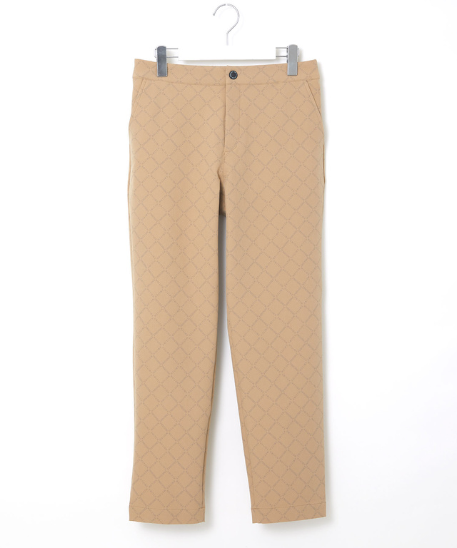 モノグラム プリント パンツ