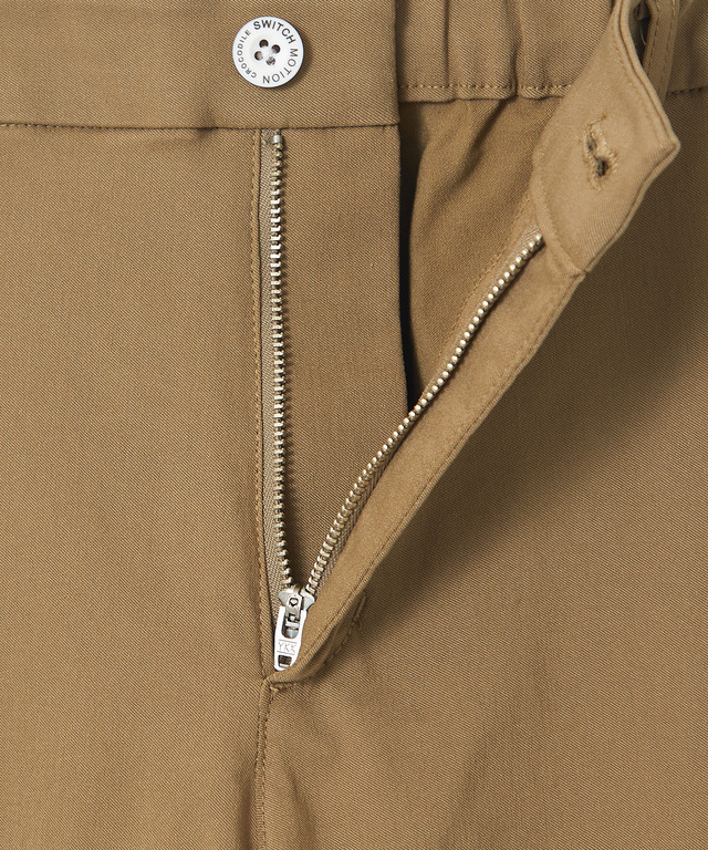 レーヨンブレンド テーパード パンツ