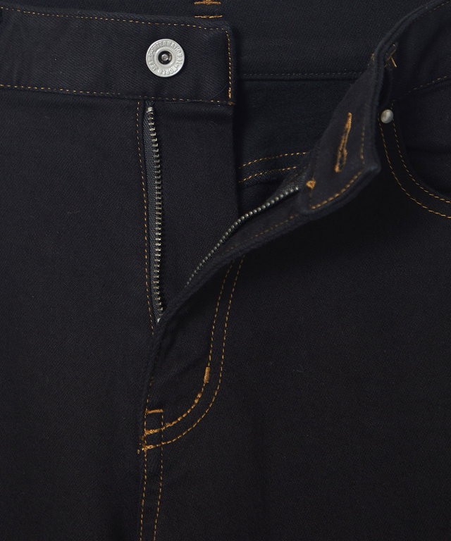 裏起毛 ストレート デニム