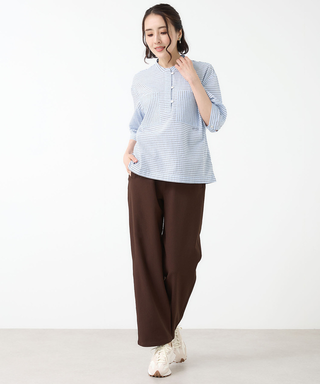 ウエストゴム ストレート パンツ