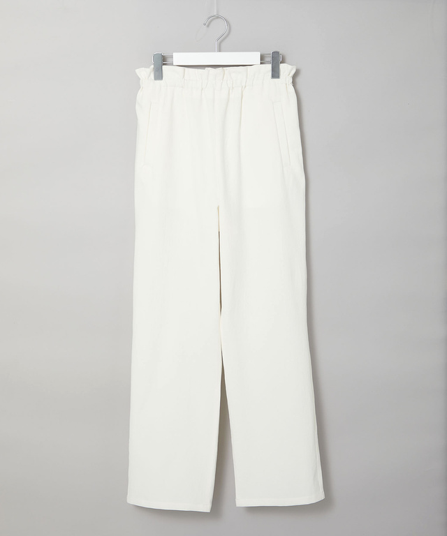 ウエストゴム ストレート パンツ