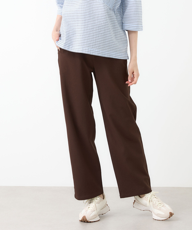 ウエストゴム ストレート パンツ