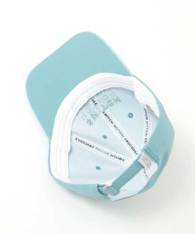 メッシュ切り替え ロゴ刺繍 キャップ