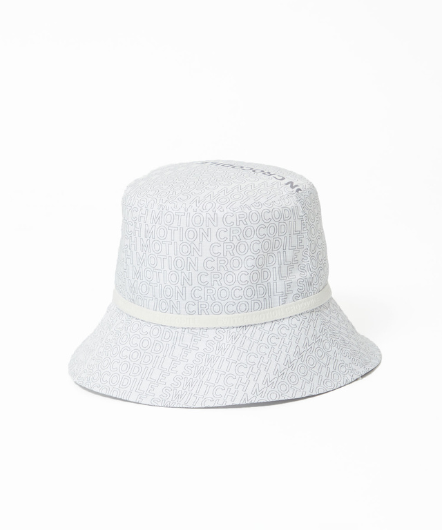 ロゴプリント バケット ハット【手洗いOK】