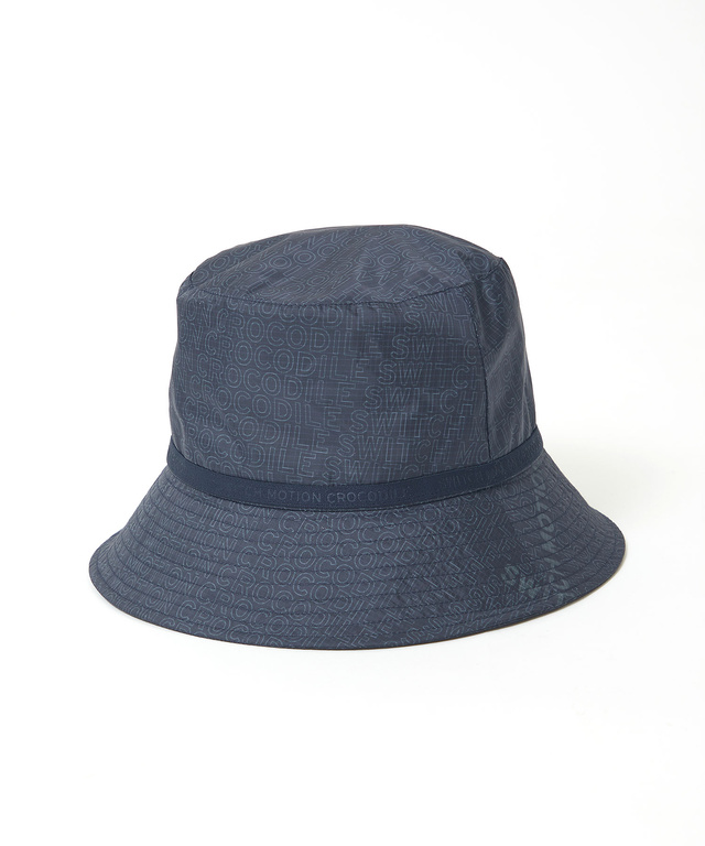 ロゴプリント バケット ハット【手洗いOK】
